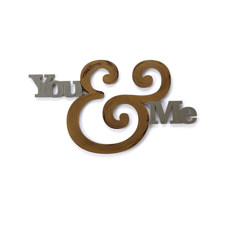 Winston Porter You and Me Wall Décor Wayfair